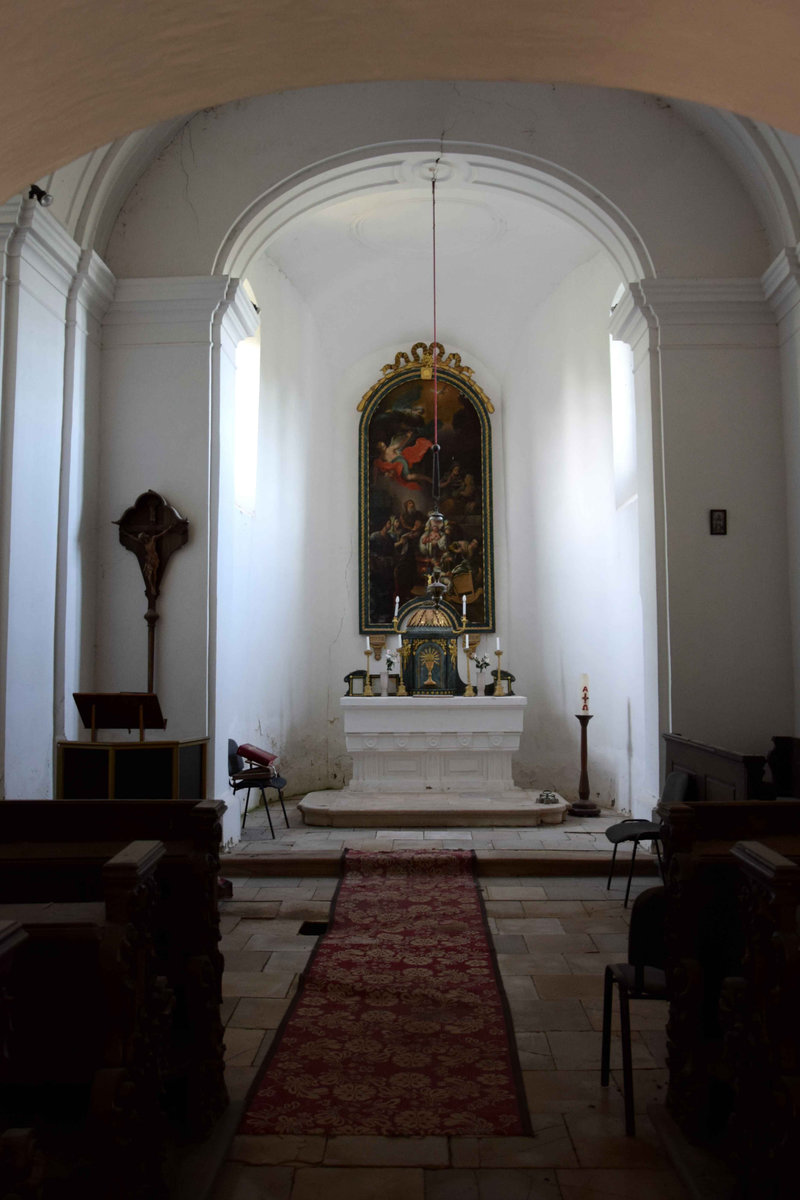 Összkép a főszentélyről a karzataljból (Fotó: Simon Anna, 2025. augusztus)