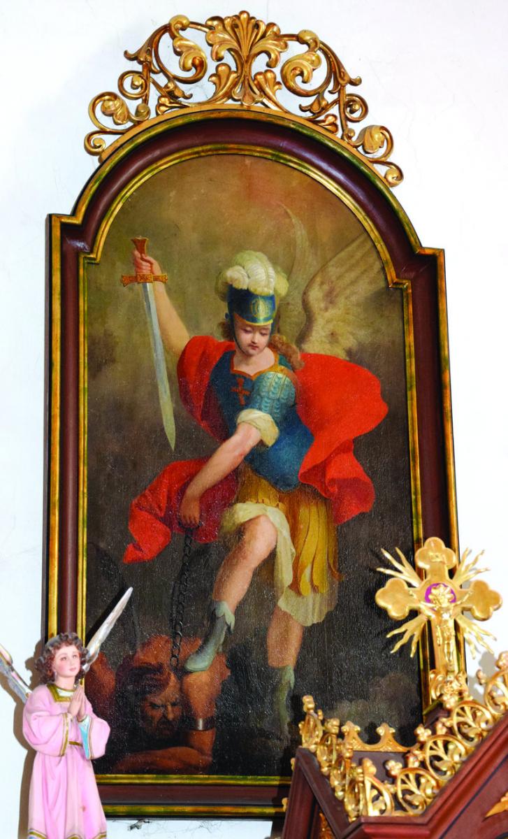 A barokk főoltár középképe